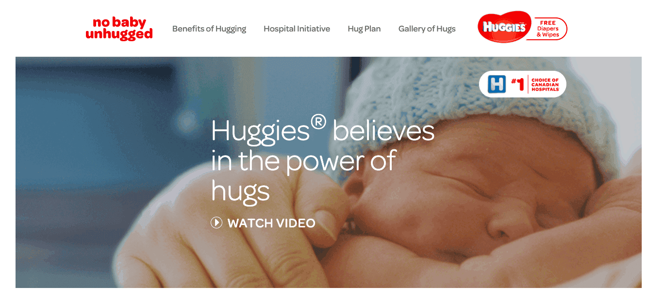 Huggies No Baby Unhugged