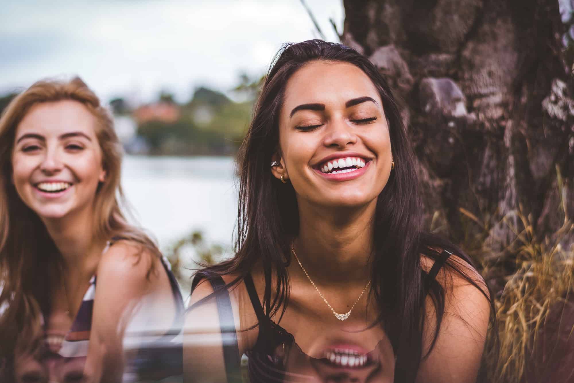 girl smiling
